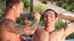 Jaxon Colt and Brandon Bronco Next Door Buddies gay porn stars ass fuck rim asshole suck dick fuck man hole 001 gallery video photo 300x168 - Sexy muscle blond Blake is bareback fucked by big muscle stud Brodie