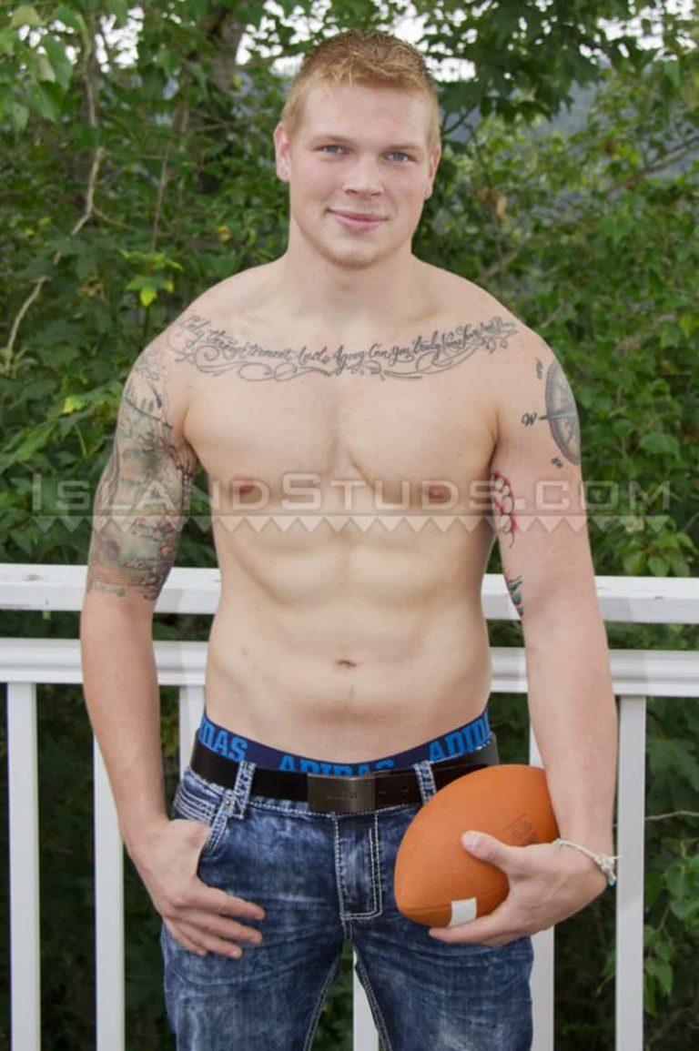 IslandStuds Cute 21 year old College Jock Parker nude soccer Football Player jerks huge 9 inch cock 001 gay porn pictures gallery 768x1155 - Cute 21 year old College Jock Parker is every students fantasy Football Player as he jerks his 9 inch cock