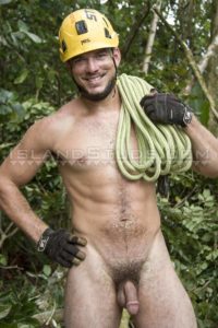 Horny blue collar worker All American hunk Island Studs Derek strips naked jerking huge dick 0 gay porn pics 200x300 - Cute hottie Edwin Robinson’s tight bare asshole raw fucked by tattooed hunk Tony D’Angelo’s huge thick dick